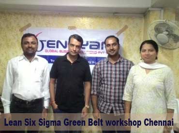 Lean Six Sigma Green Belt Classroom Certification Training Tamilnadu